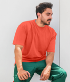 Basic Unisex Oversized T-Shirt - Orange