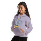 I feel Great Kids Oversized Hoodie-Lila