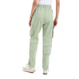 Basic Unisex Cargo Pants - Mint Green