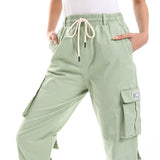 Basic Unisex Cargo Pants - Mint Green