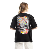 DT Sun Unisex Oversized SS T-shirt - Black