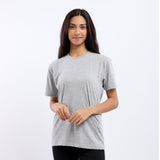 Basic Round Neck T-shirt- Dark Grey B