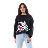 Womens Cropped Sweatshirt - NAS Trends