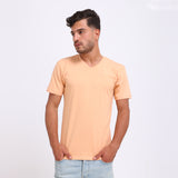 Basic V  Neck T-shirt  - Meshmesh