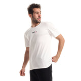 Fighter(ribbon)-SS T-Shirt-Unisex- White