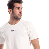 Fighter(ribbon)-SS T-Shirt-Unisex- White