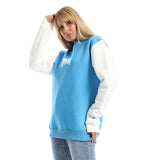 All Stars Unisex Oversized Crew-neck Sweatshirt - Blue