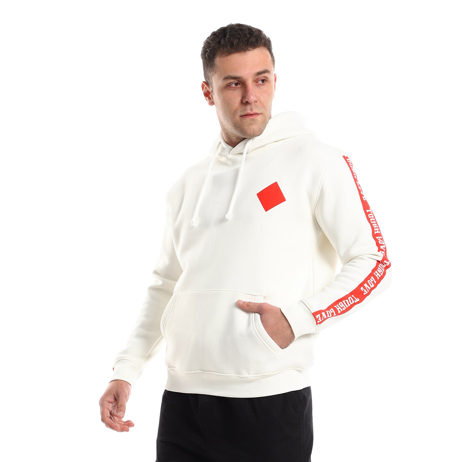 Tough Love Unisex Oversized Hoodie - Off White