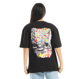 DT Sun Unisex Oversized SS T-shirt - Black