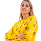 أناناس تي شيرت - أصفر