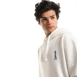 Abo El hol-Unisex Oversized Hoodie - Off White