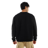Basic Unisex Oversized Crew-neck Sweatshirt-Black