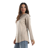 Asil Women LS T-Shirt - Beige