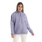 Wifi Unisex Oversized Hoodie-Lila