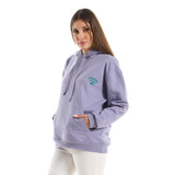 Wifi Unisex Oversized Hoodie-Lila