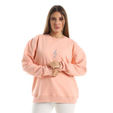 Antika Unisex Oversized Crew-neck Sweatshirt-Rose