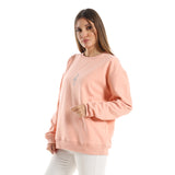 Antika Unisex Oversized Crew-neck Sweatshirt-Rose