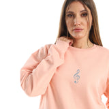 Antika Unisex Oversized Crew-neck Sweatshirt-Rose