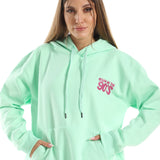 90'S Unisex Oversized Hoodie-mint Green