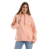 Contagious Unisex Oversized Hoodie-Rose