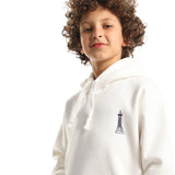Abo el hol -Kids Oversized Hoodie - Off White
