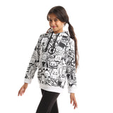 Doodles -Kids Hoodie - White