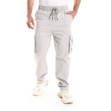 Basic Unisex Cargo Pants - Grey