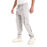 Basic Unisex Cargo Pants - Grey