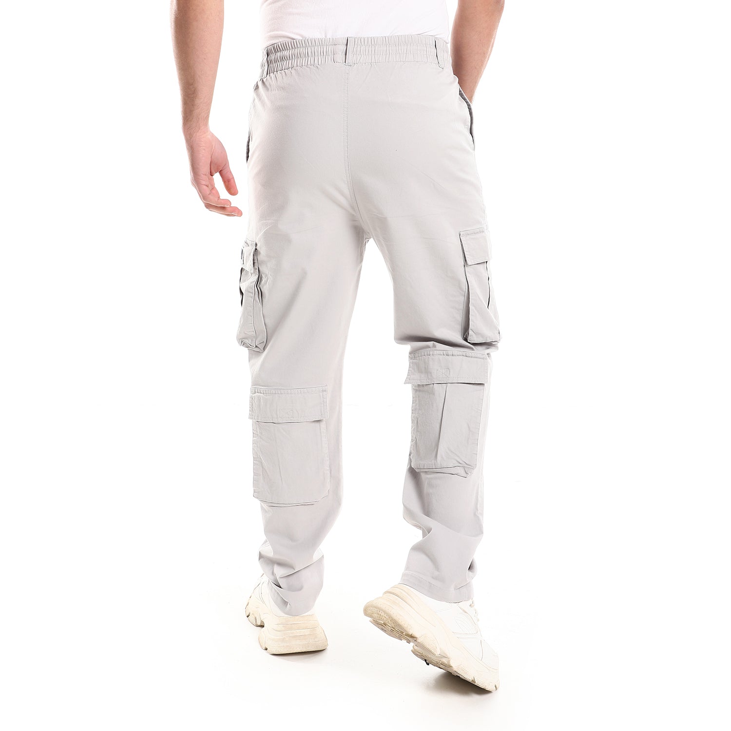 Basic Unisex Cargo Pants - Grey