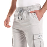 Basic Unisex Cargo Pants - Grey