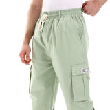 Basic Unisex Cargo Pants - Mint Green