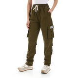 Basic Unisex Cargo Pants - Dark Olive