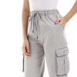Basic Unisex Cargo Pants - Grey