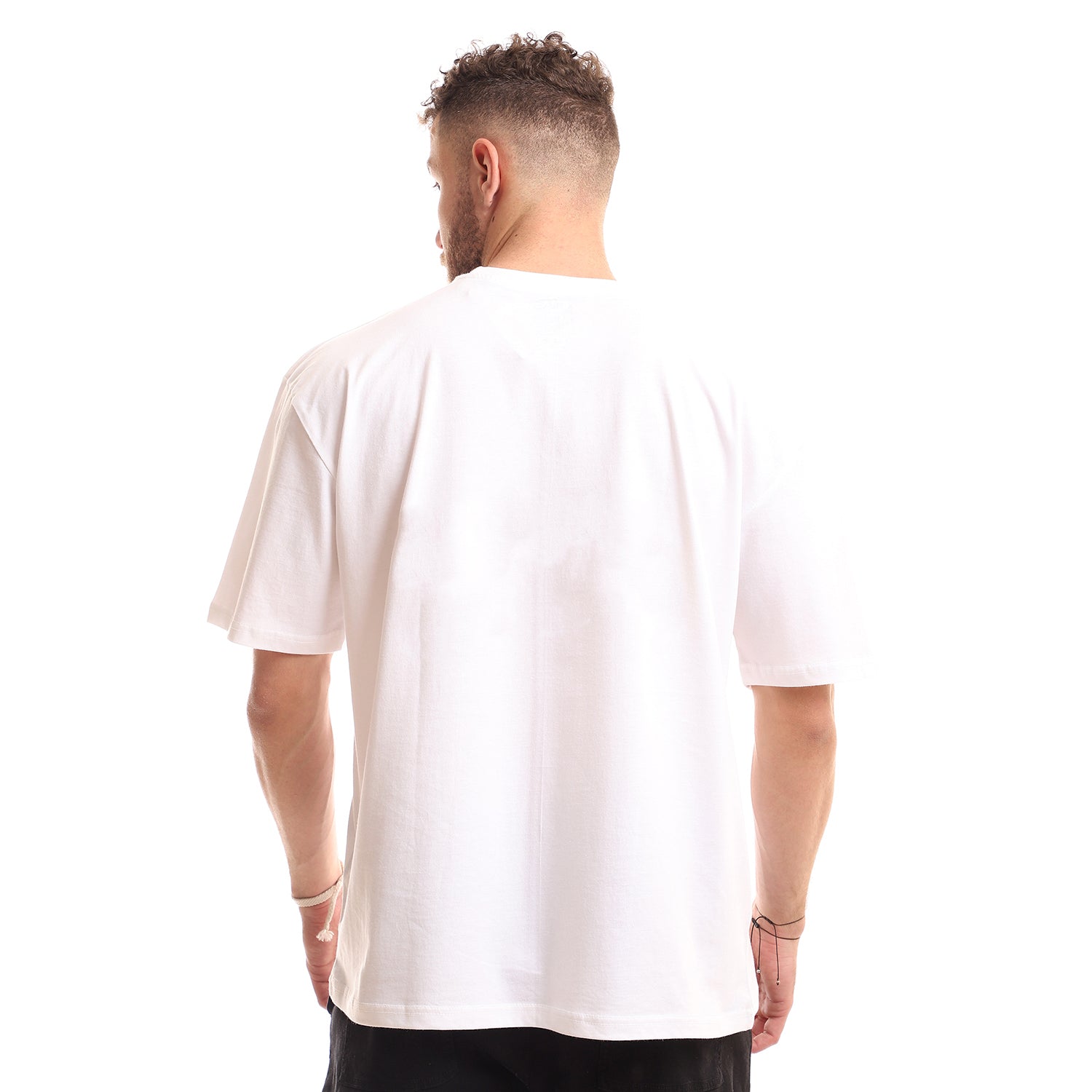 Basic Unisex Oversized T-Shirt - white
