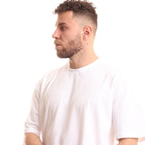 Basic Unisex Oversized T-Shirt - white