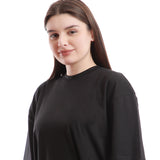 Basic Unisex Oversized T-Shirt - Black